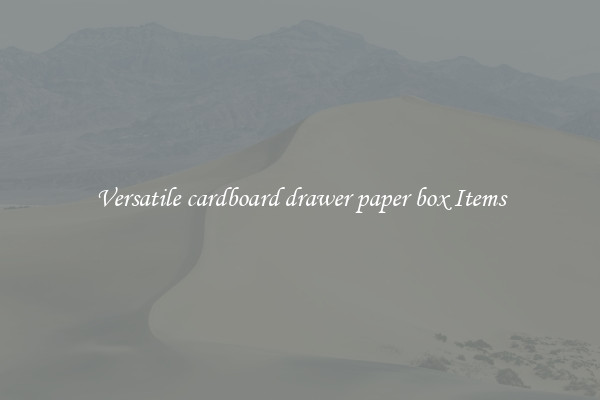 Versatile cardboard drawer paper box Items