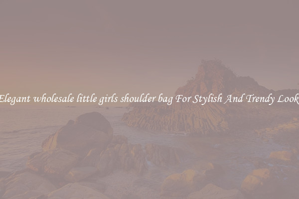Elegant wholesale little girls shoulder bag For Stylish And Trendy Looks