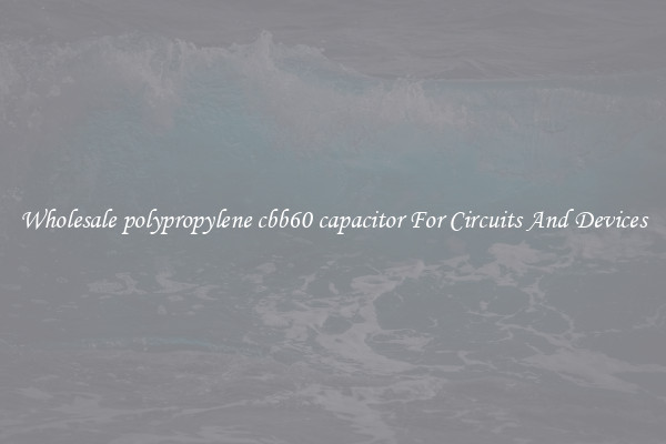 Wholesale polypropylene cbb60 capacitor For Circuits And Devices
