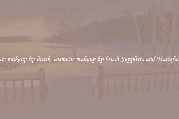 cosmetic makeup lip brush, cosmetic makeup lip brush Suppliers and Manufacturers
