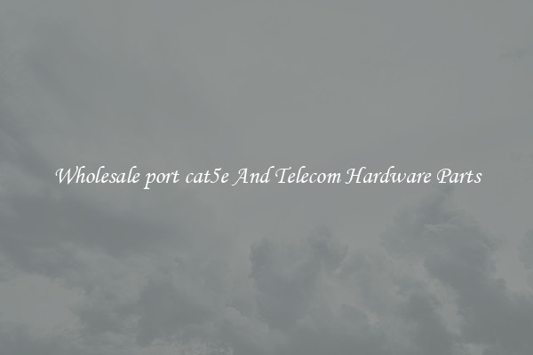 Wholesale port cat5e And Telecom Hardware Parts