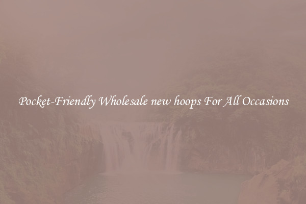 Pocket-Friendly Wholesale new hoops For All Occasions