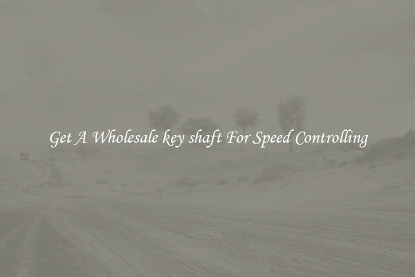 Get A Wholesale key shaft For Speed Controlling