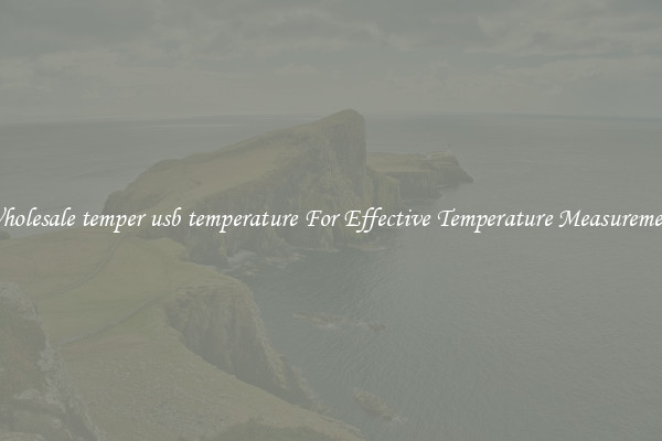 Wholesale temper usb temperature For Effective Temperature Measurement