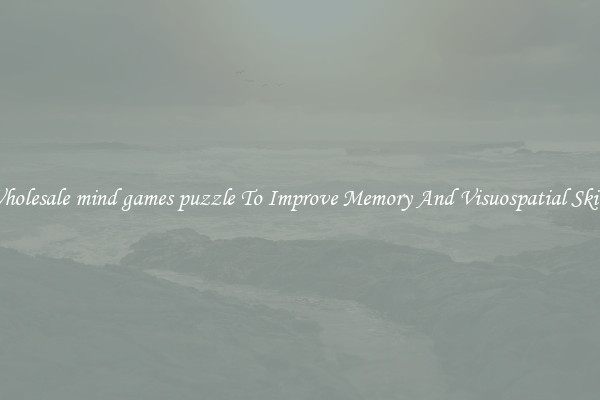 Wholesale mind games puzzle To Improve Memory And Visuospatial Skills
