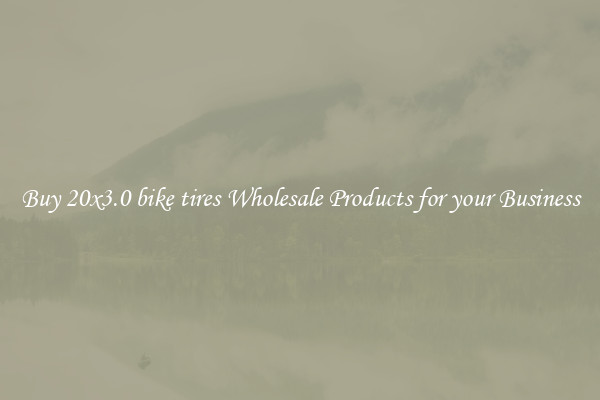 Buy 20x3.0 bike tires Wholesale Products for your Business